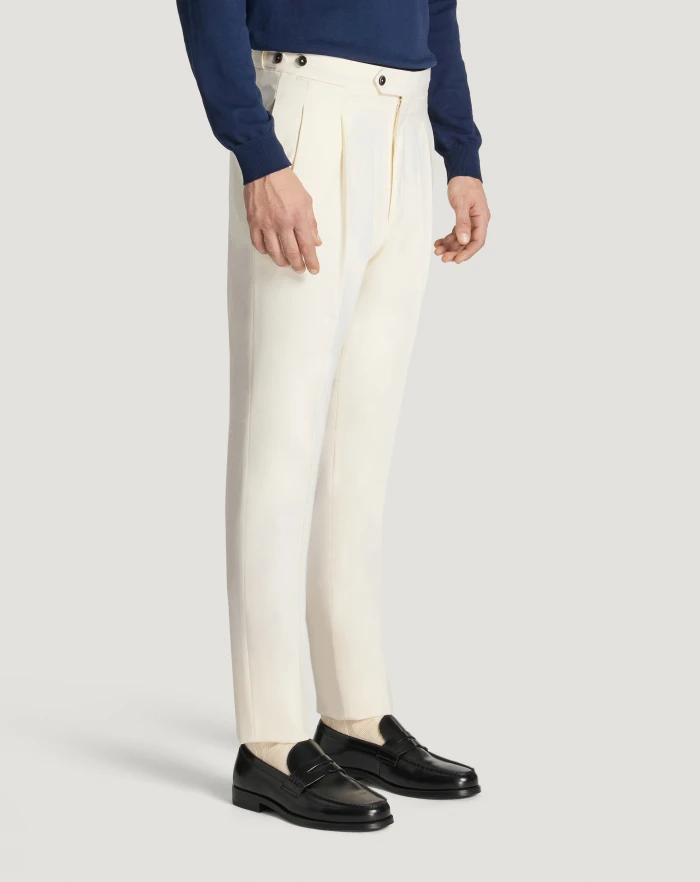 Pantaloni Torino Pantaloni Gentleman in lana tropical Prezzo Ridotto