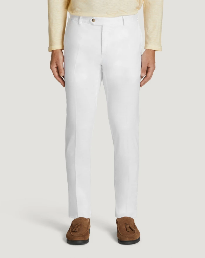 Pantaloni Torino Pantaloni Slim in lino stretch délavé Convenienza