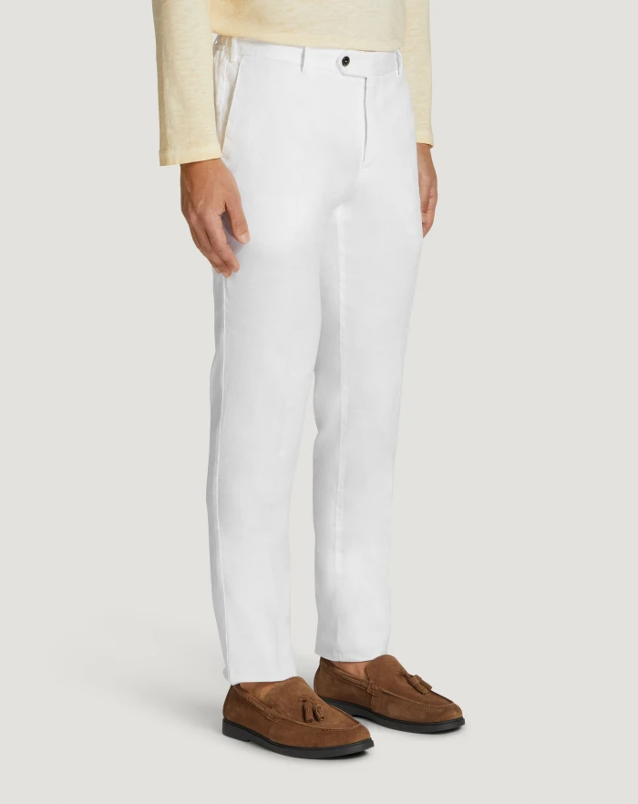 Pantaloni Torino Pantaloni Slim in lino stretch délavé Convenienza