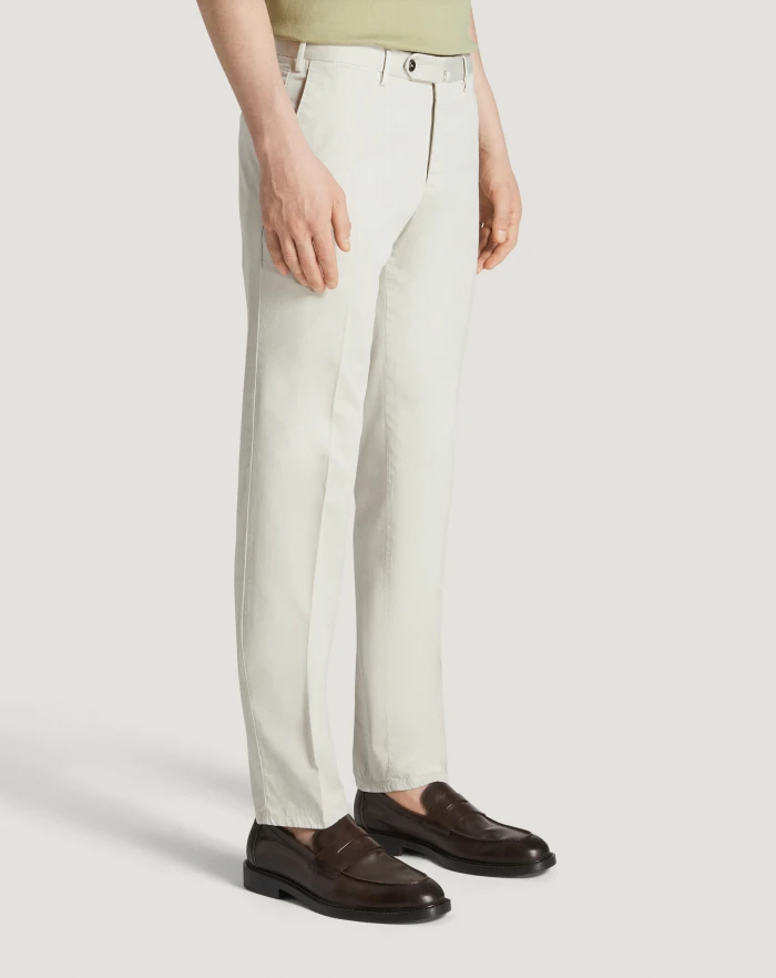 Pantaloni Torino Pantaloni Slim in silkochino Presa