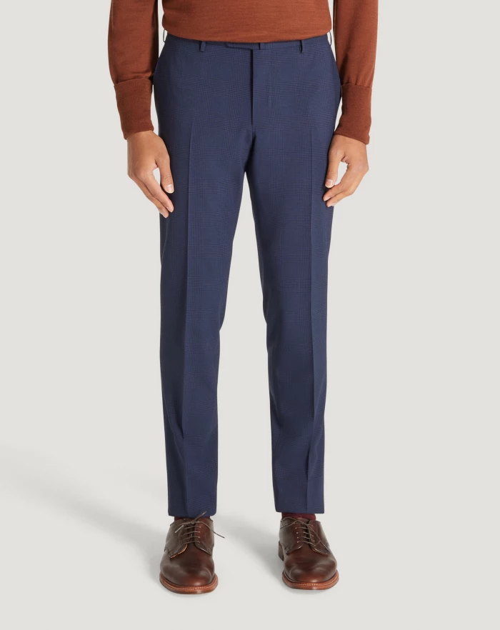 Pantaloni Torino Pantaloni Superslim in lana a quadri Saldi