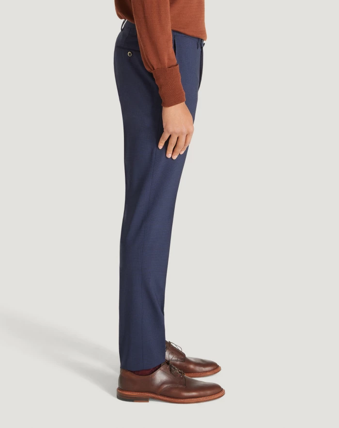 Pantaloni Torino Pantaloni Superslim in lana a quadri Saldi