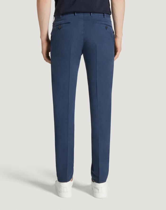 Pantaloni Torino Pantaloni Slim in gabardina stretch Vendita Calda