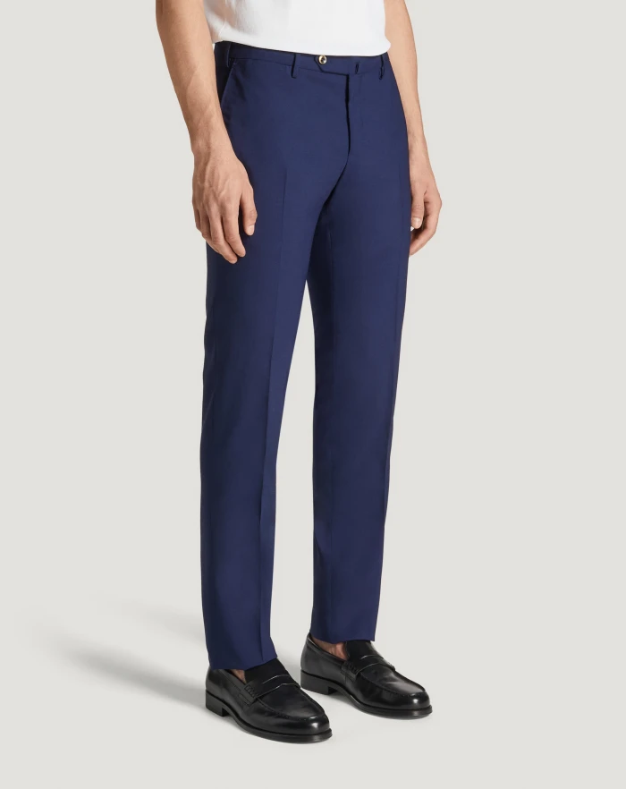 Pantaloni Torino Pantaloni Slim in lana four season Saldi Di Fabbrica
