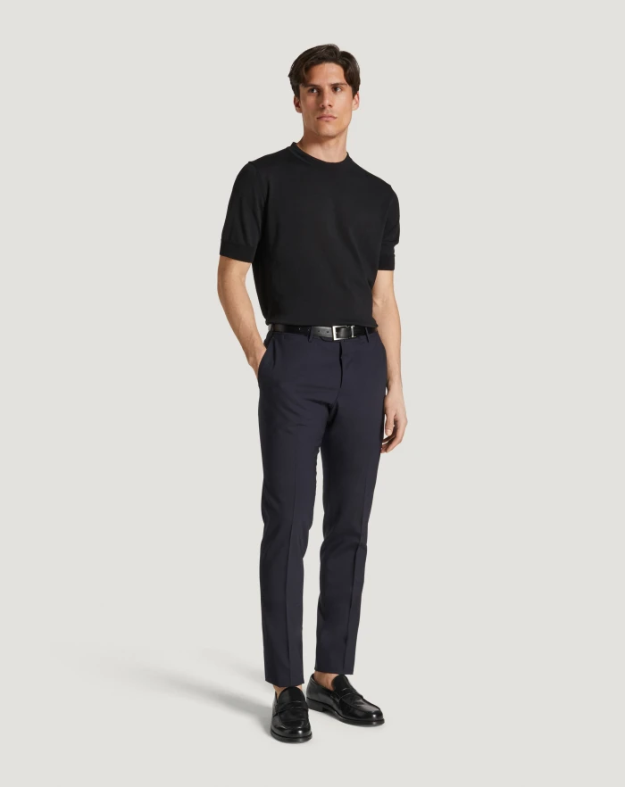 Pantaloni Torino Pantaloni Slim in lana four season Enormi sconti