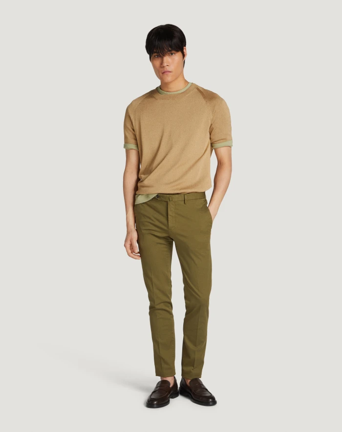 Pantaloni Torino Pantaloni Superslim in tricotina stretch In Linea