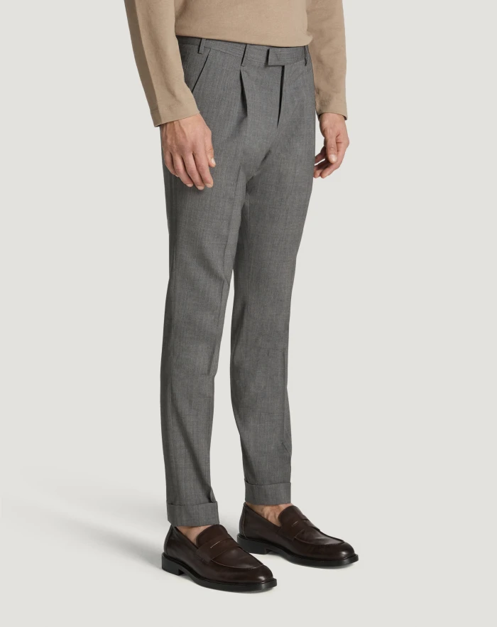Pantaloni Torino Pantaloni Master in lana four season Qualità