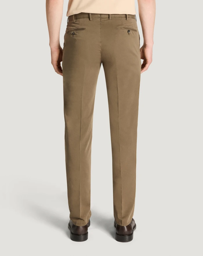 Pantaloni Torino Pantaloni Slim in silkochino Italy