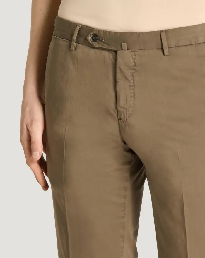 Pantaloni Torino Pantaloni Slim in silkochino Italy