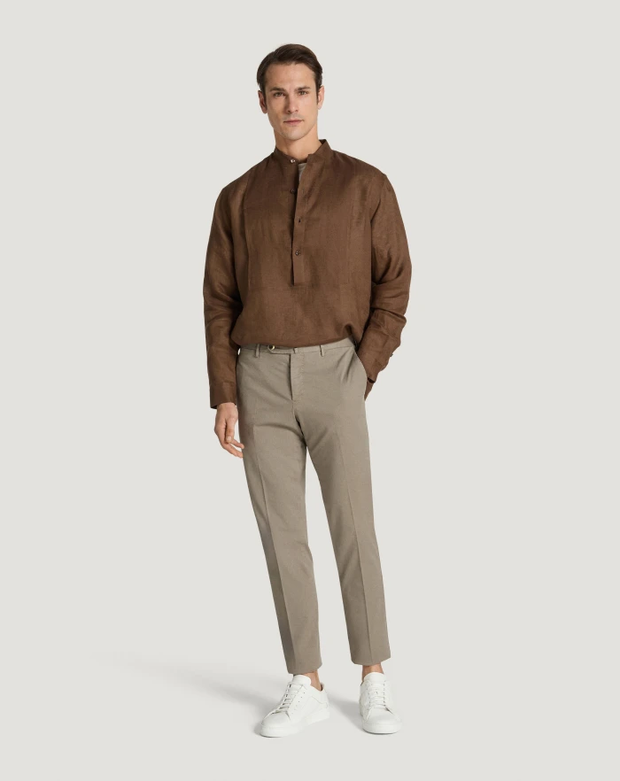 Pantaloni Torino Pantaloni Slim in gabardina stretch Fino Al -60%