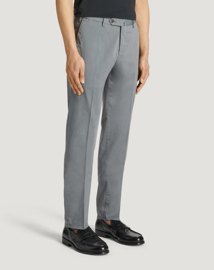 Pantaloni Torino Pantaloni Slim in silkochino Sottocosto