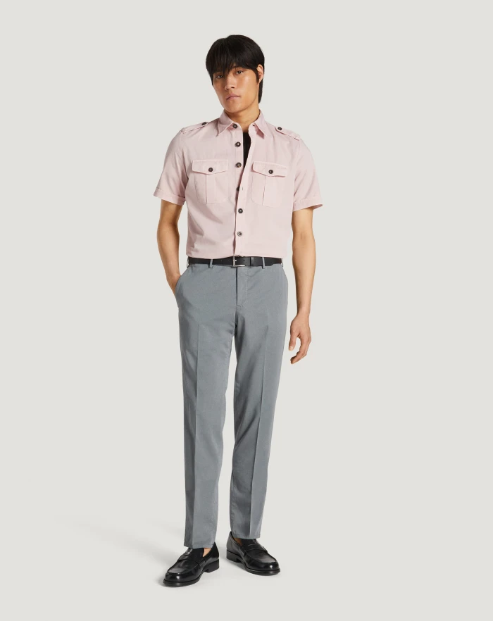 Pantaloni Torino Pantaloni Slim in silkochino Sottocosto