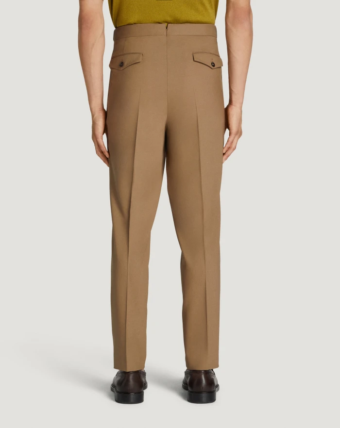 Pantaloni Torino Pantaloni Gentleman in lana tropical Sconto