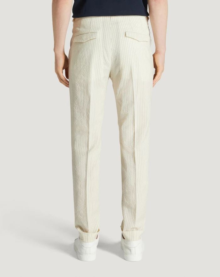 Pantaloni Torino Pantaloni Master in lana seersucker Hotsell