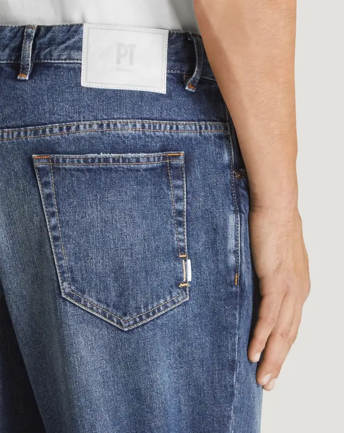 Pantaloni Torino Jeans Rebel in denim vintage 2025