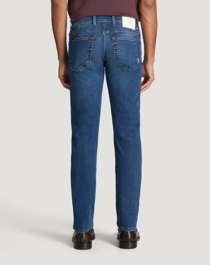 Pantaloni Torino Jeans Swing in denim stretch indigo Italy
