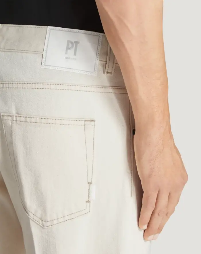 Pantaloni Torino Jeans Dub in denim cimosato Italia