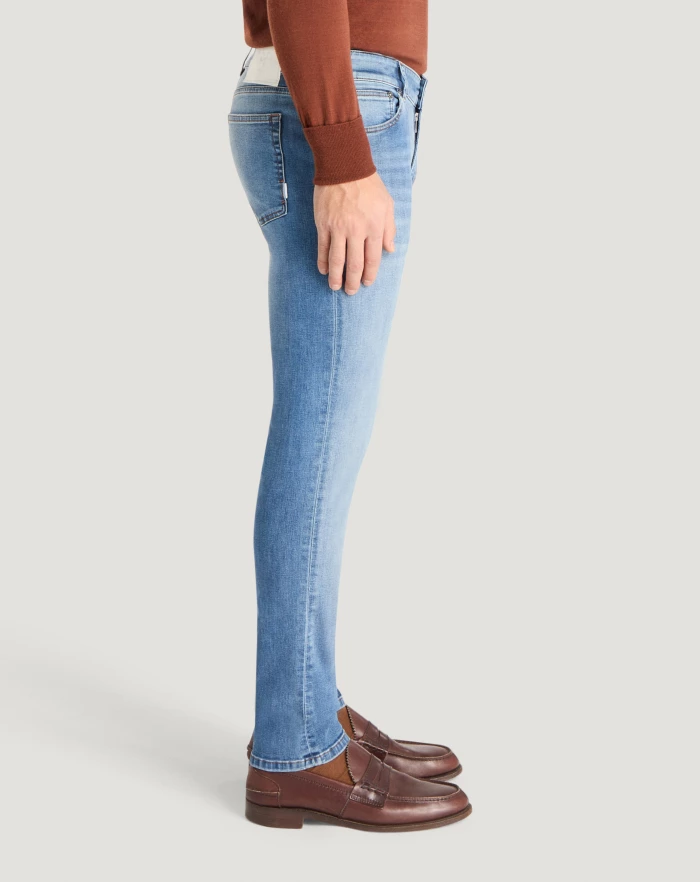Pantaloni Torino Jeans Swing in denim stretch indigo Qualità