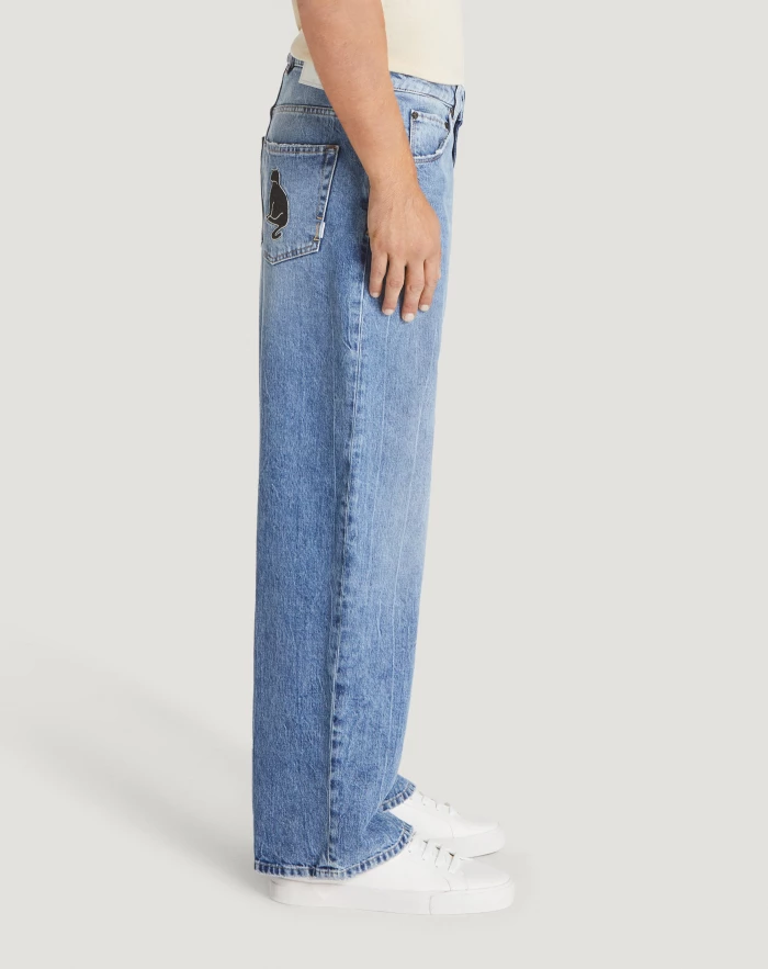 Pantaloni Torino Jeans Skater in denim vintage Vendita