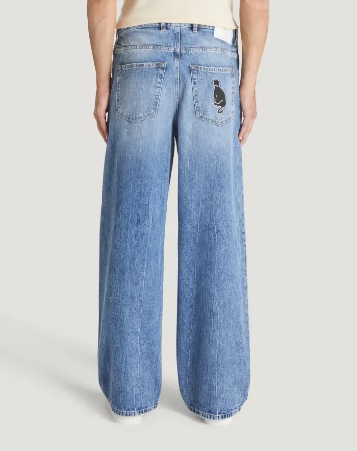 Pantaloni Torino Jeans Skater in denim vintage Vendita