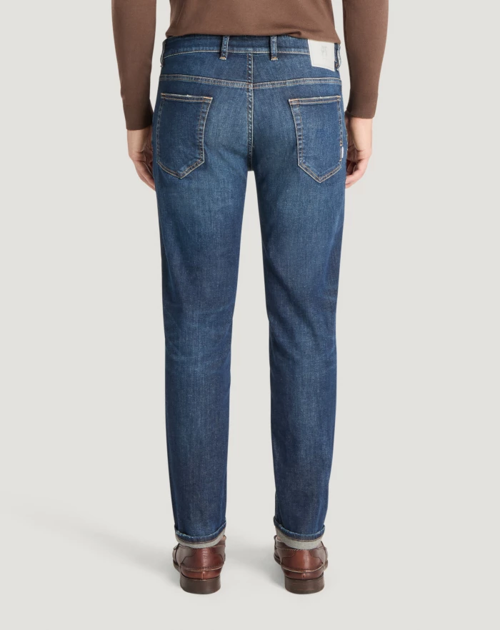 Pantaloni Torino Jeans Indie in denim batavia stretch Pezzi Unici