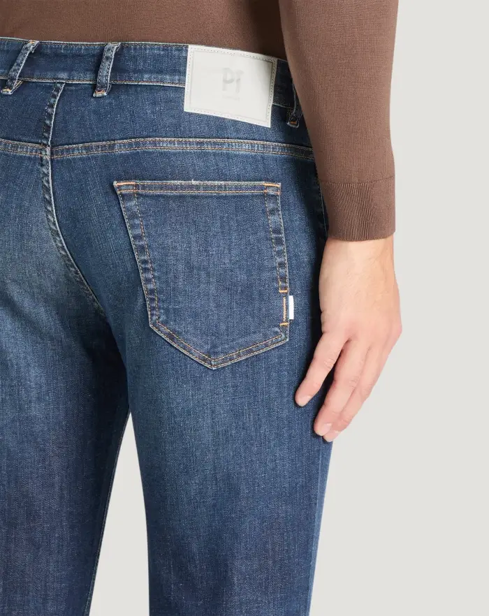 Pantaloni Torino Jeans Indie in denim batavia stretch Pezzi Unici