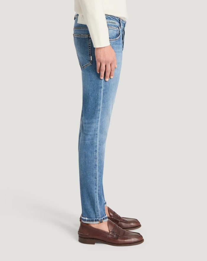 Pantaloni Torino Jeans Reggae in denim recycled stretch Prezzo Ridotto