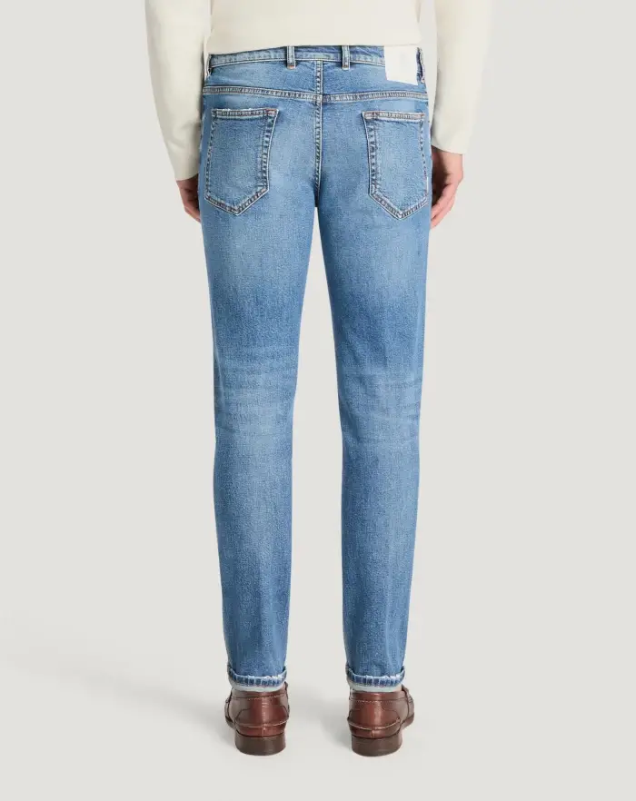 Pantaloni Torino Jeans Reggae in denim recycled stretch Prezzo Ridotto
