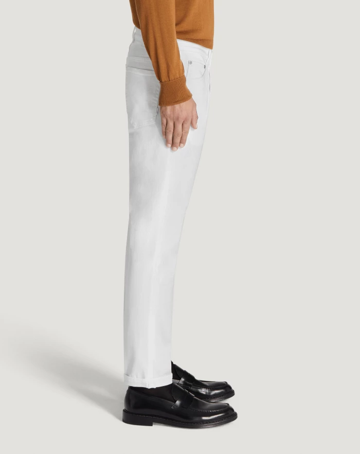 Pantaloni Torino Jeans Reggae in denim superwhite Novità