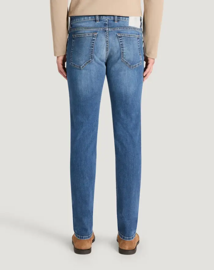 Pantaloni Torino Jeans Soul in denim stretch indigo Vendite stagionali