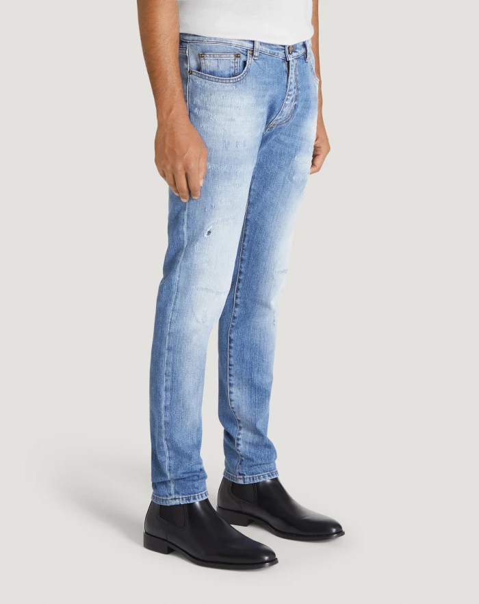 Pantaloni Torino Jeans Rock in denim organico stretch Offerta