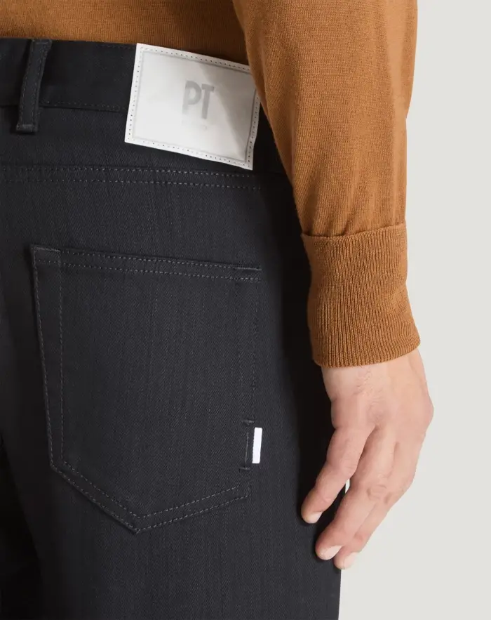 Pantaloni Torino Jeans Rock in denim super black Economico