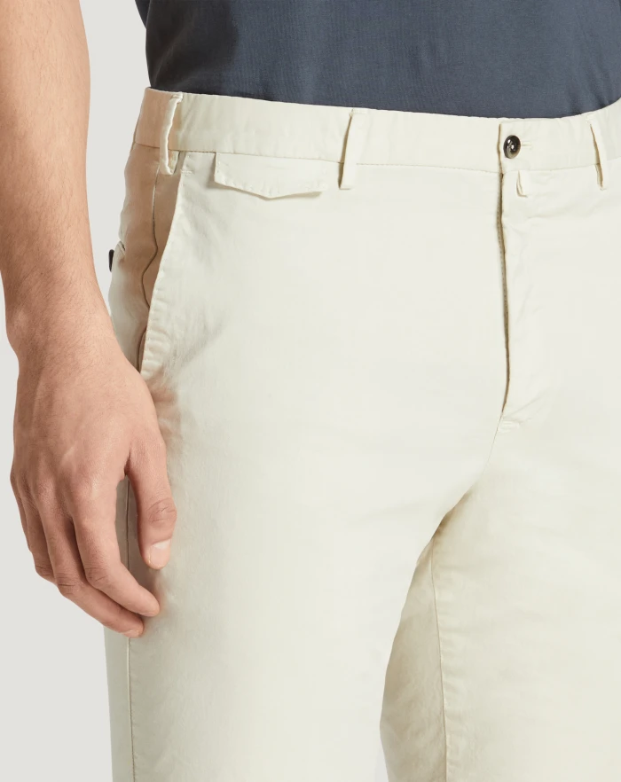 Pantaloni Torino Bermuda in gabardina stretch Offerta Anniversario
