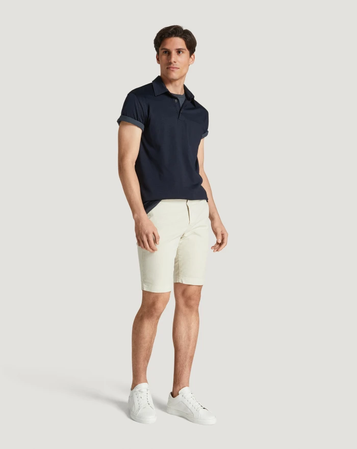 Pantaloni Torino Bermuda in gabardina stretch Offerta Anniversario