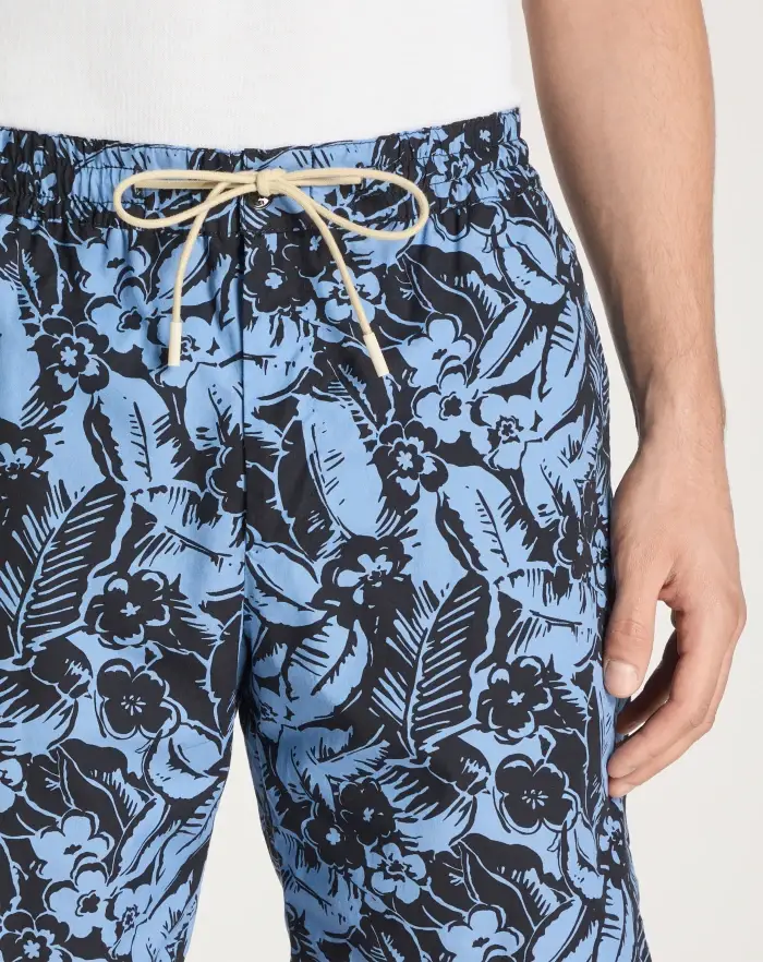 Pantaloni Torino Bermuda in popeline di cotone Moda