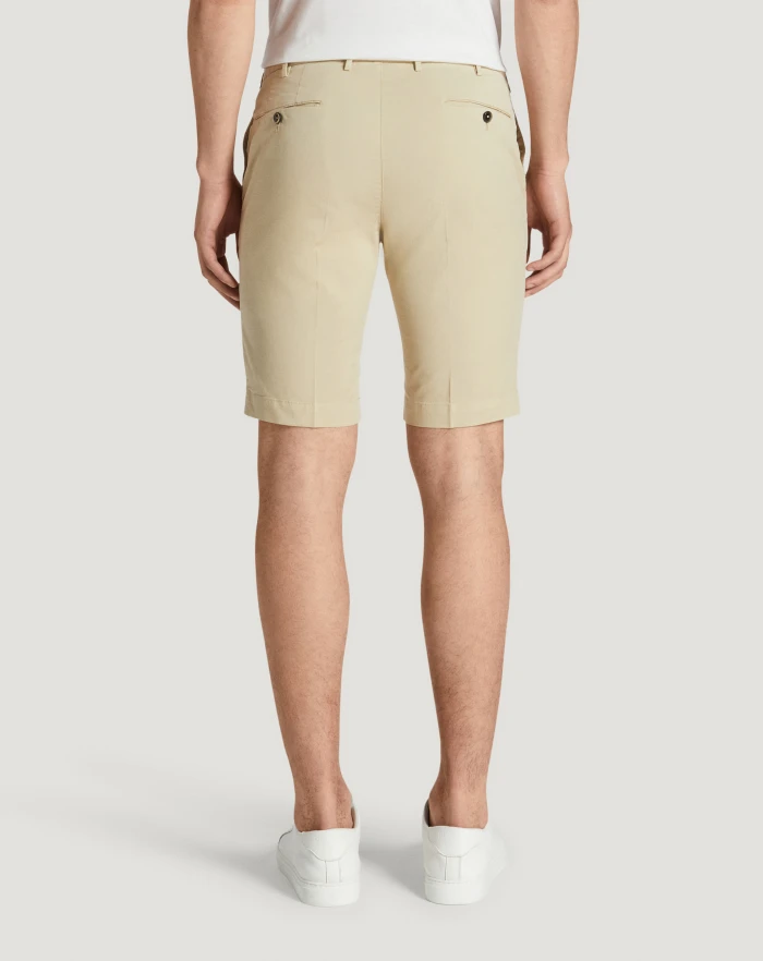 Pantaloni Torino Bermuda in gabardina stretch Offerte giornaliere
