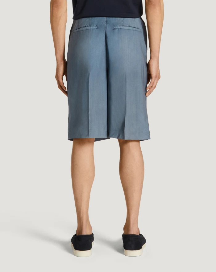 Pantaloni Torino Bermuda in lana comfort Nuovo