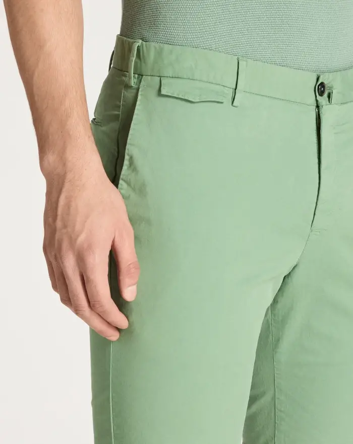 Pantaloni Torino Bermuda in gabardina stretch Promozione