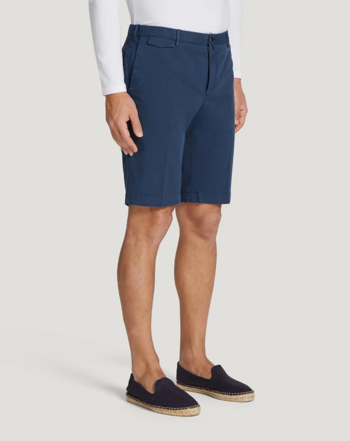 Pantaloni Torino Bermuda in gabardina stretch Qualità Garantita