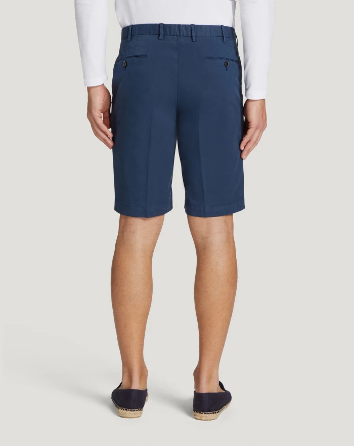 Pantaloni Torino Bermuda in gabardina stretch Qualità Garantita