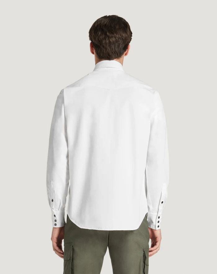 Pantaloni Torino Camicia in gabardina di cotone Online
