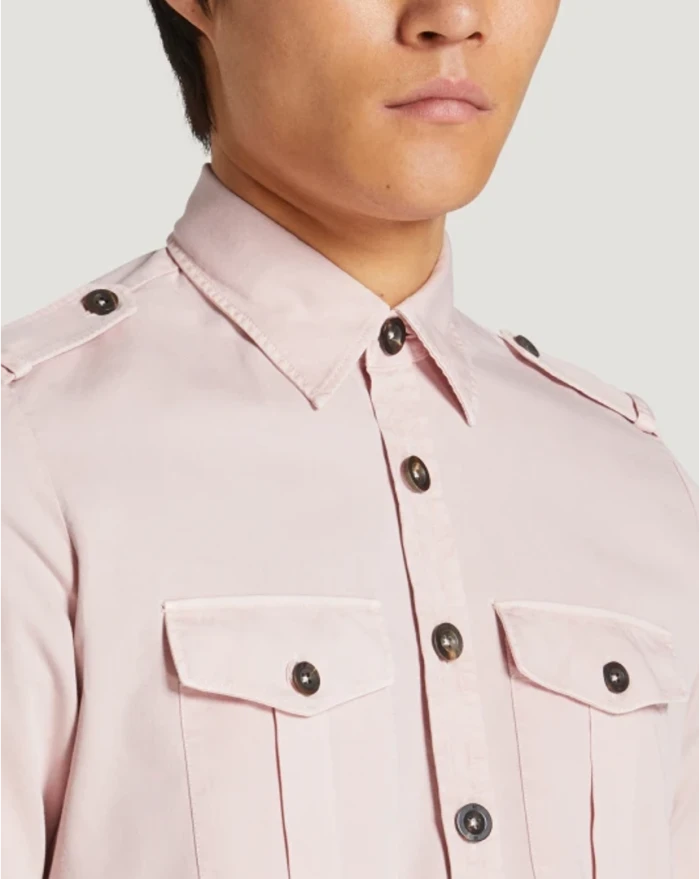 Pantaloni Torino Camicia in gabardina di cotone 2025