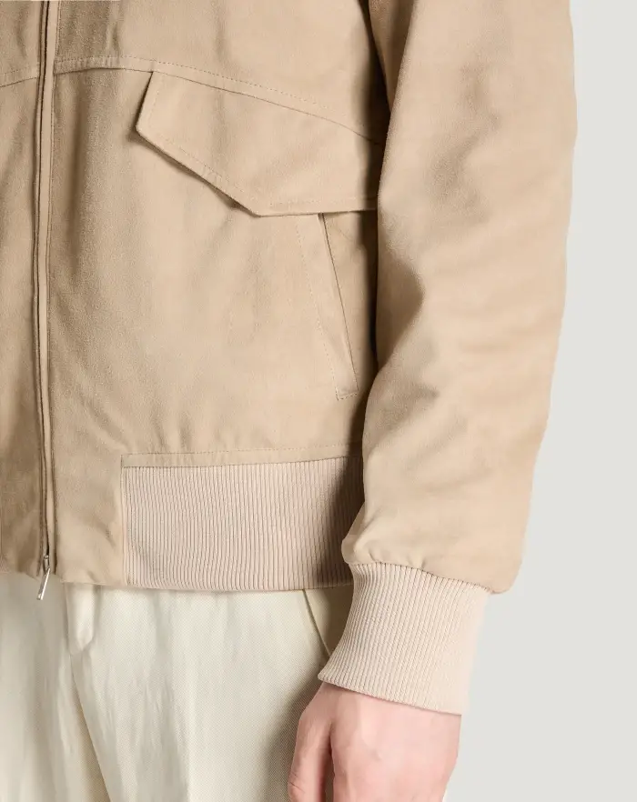 Pantaloni Torino Bomber in suede Italy