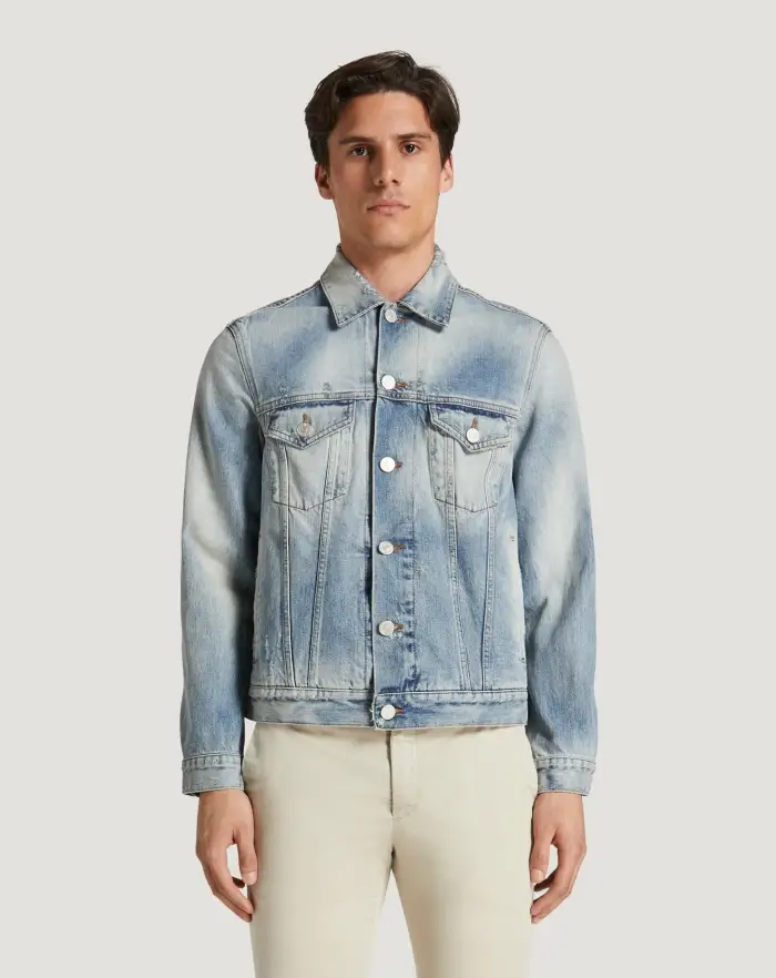 Pantaloni Torino Giacca in denim con ricamo Acquista Ora