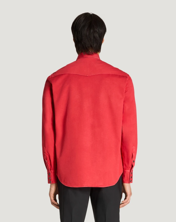 Pantaloni Torino Camicia in gabardina di cotone Fino Al -60%