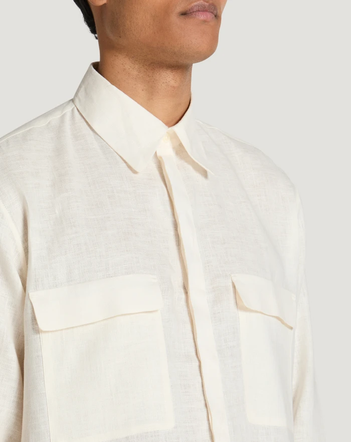 Pantaloni Torino Camicia in lino Novità