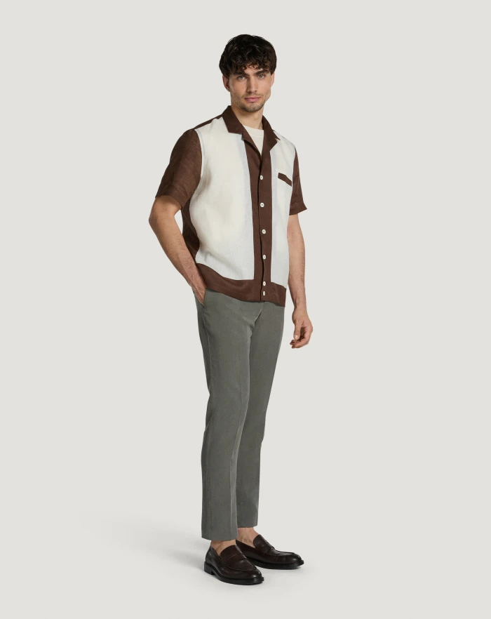 Pantaloni Torino Camicia in lino Offerta speciale