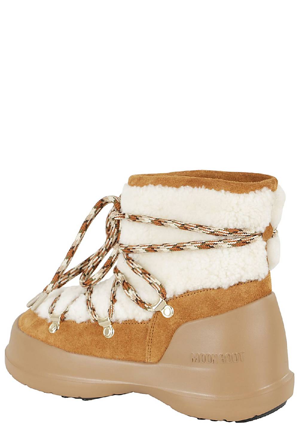 MOON BOOT Stivaletto Luna Shearling Marrone Spedizione Gratuita