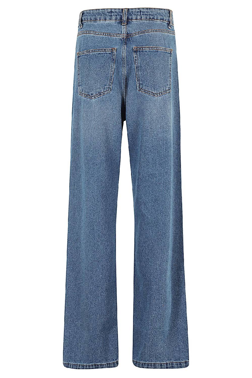 FEDERICA TOSI Jeans Carry Over Azzurro Acquista Ora
