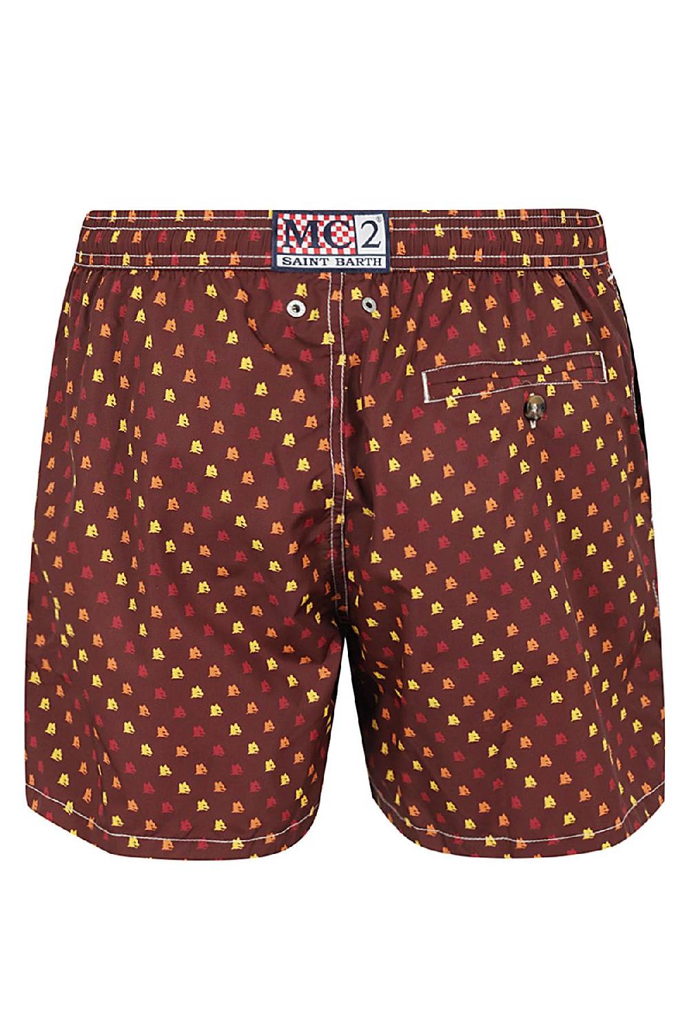 MC2 SAINT BARTH Costume Rosso Scuro Fantasia Novità